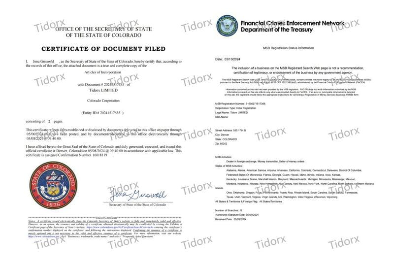 Tidorx Exchange Launches Global Compliance Program to Expand International Presence