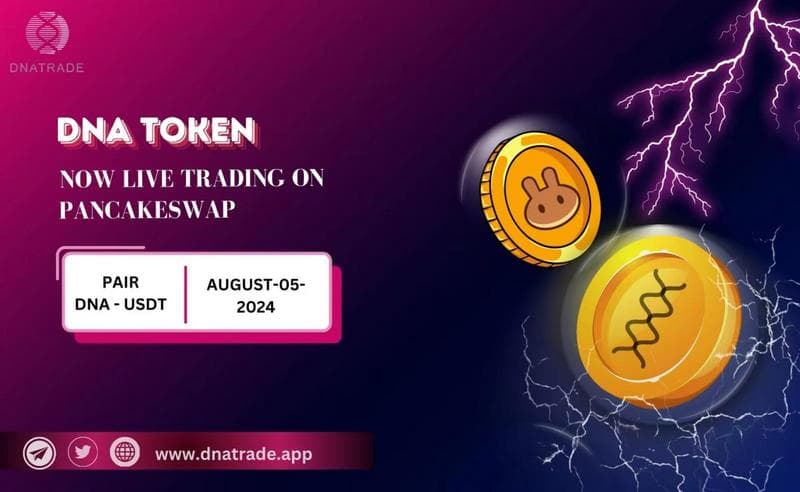 DNA Token Debuts on Pancake Swap, Ushering in New Era of AI-Driven Cryptocurrency