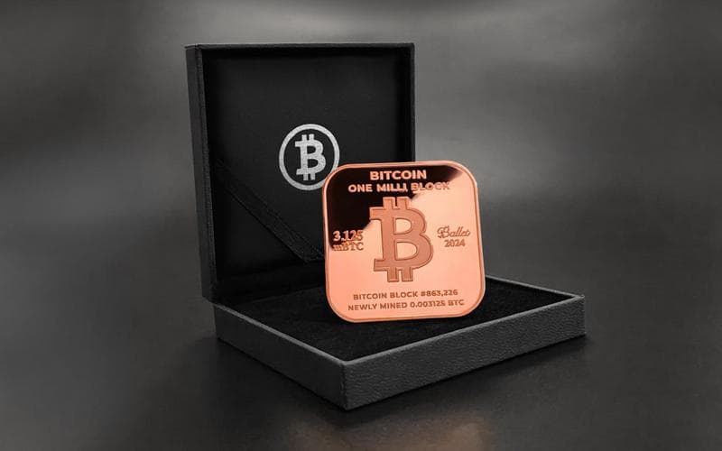 Ballet Introduces One Milli Block: A Tangible Bitcoin Collectible