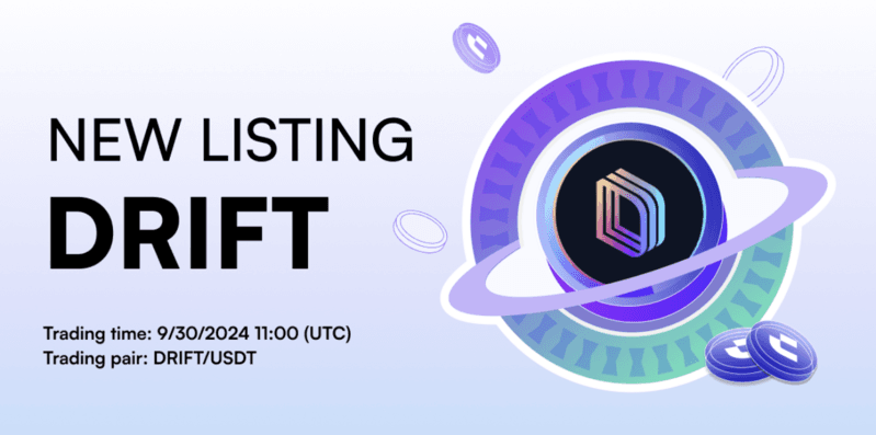 DRIFT Decentralized Derivatives Platform to Launch on CoinW Exchange