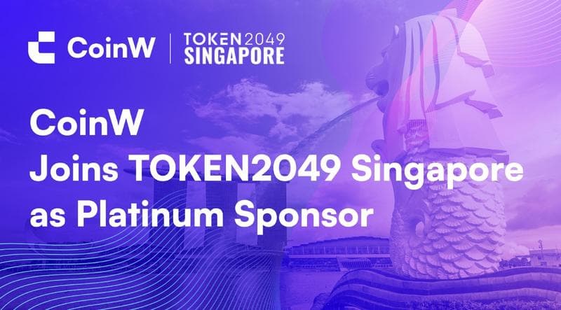 CoinW to Showcase Innovations at TOKEN2049 Singapore as Platinum Sponsor