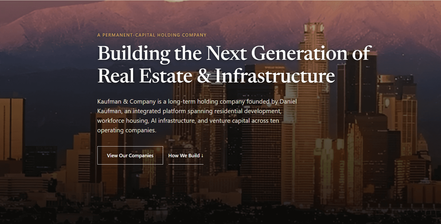 Kaufman & Company Unites Real Estate and Tech Under One Platform