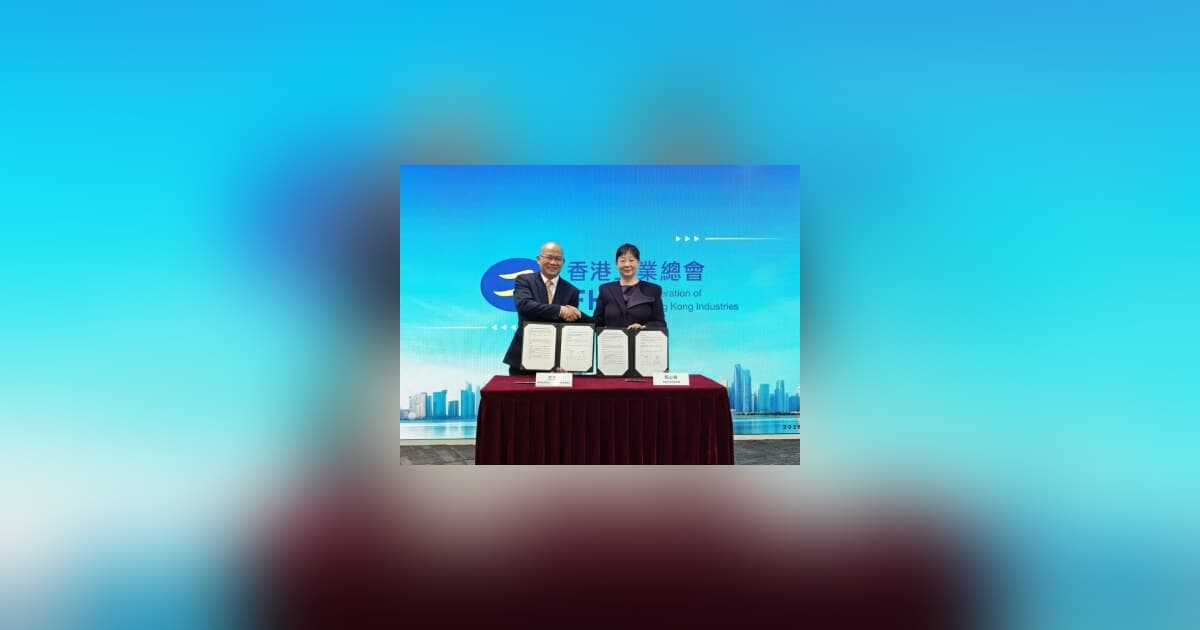 Hainan Trade Delegation Signs Cooperation Memoranda with Hong Kong Chambers to Deepen Cross-Border Investment