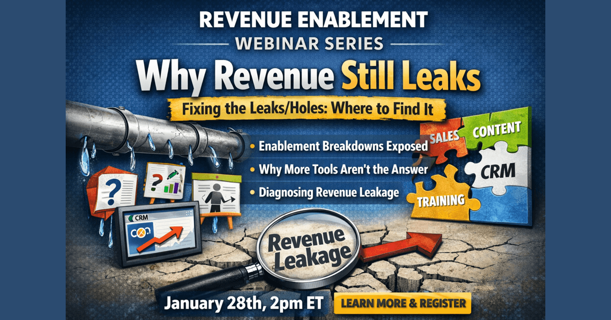 SalesNexus Launches Revenue Enablement Webinar Series to Address B2B Sales Gaps