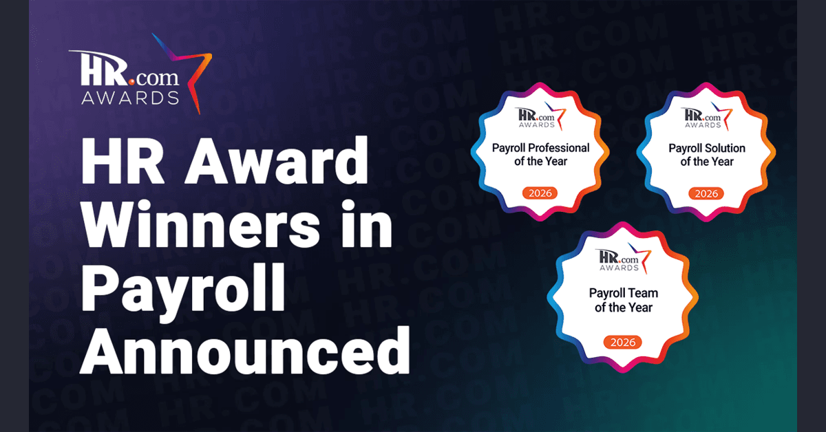 HR.com Announces 2026 Payroll Award Winners, Highlighting Innovation in Workforce Management