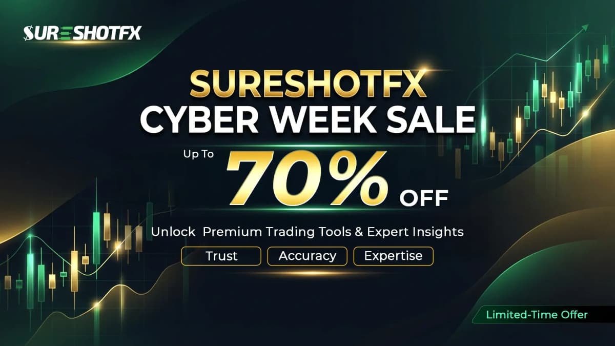 SureShotFX Launches Cyber Week Sale with Up to 70% Discount on VIP Trading Signals