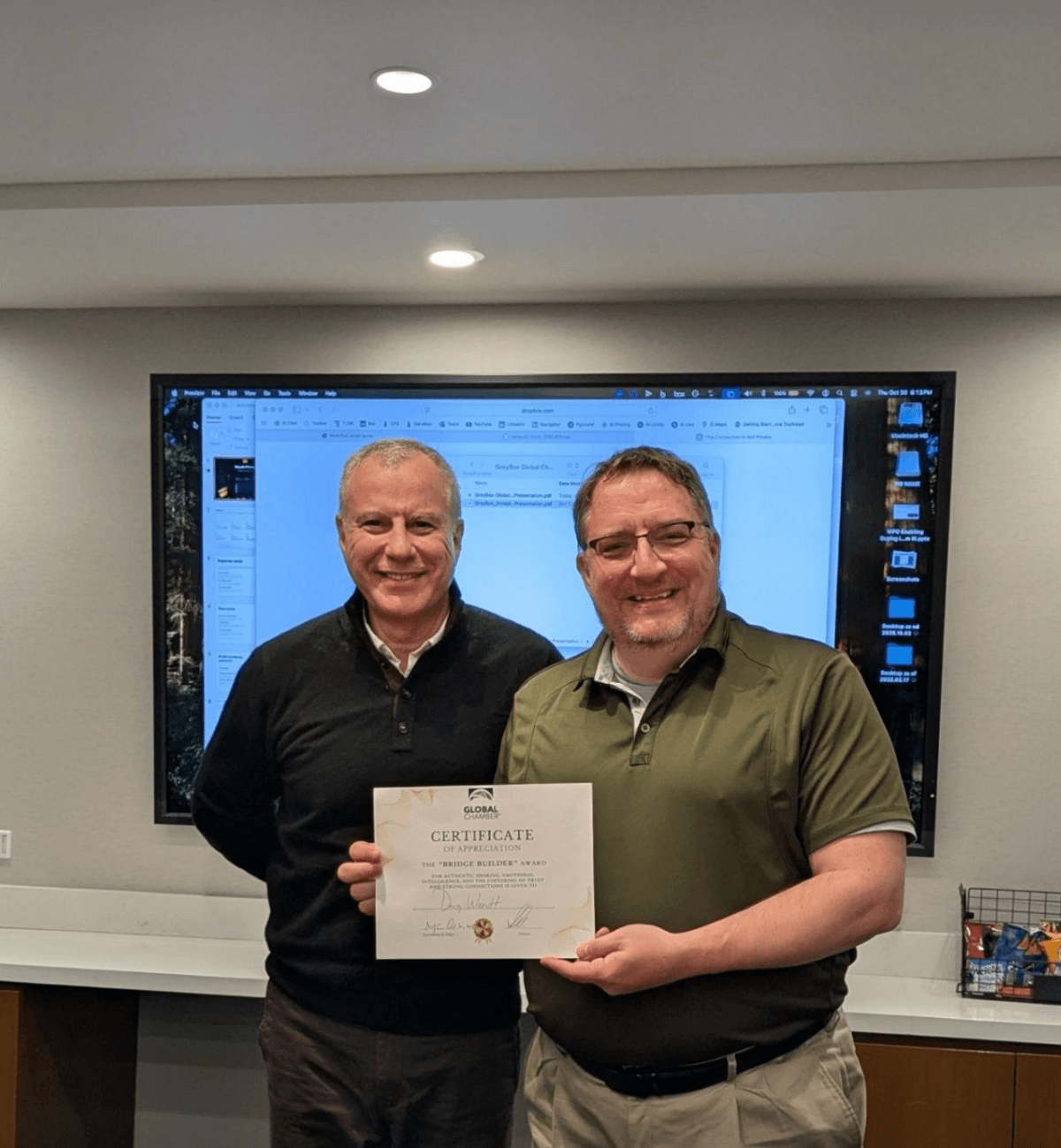 Wendt Partners Executive Receives Bridge Builder Award for Global Business Leadership