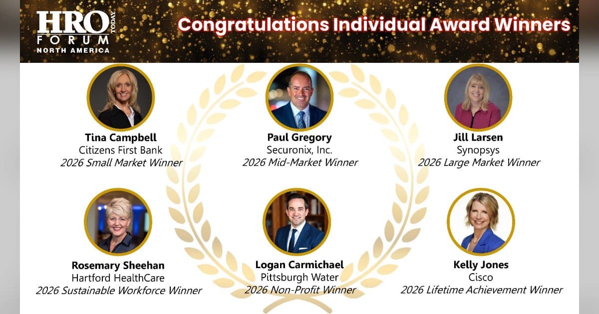 HRO Today Honors Top HR Leaders at 2026 CHRO of the Year Awards