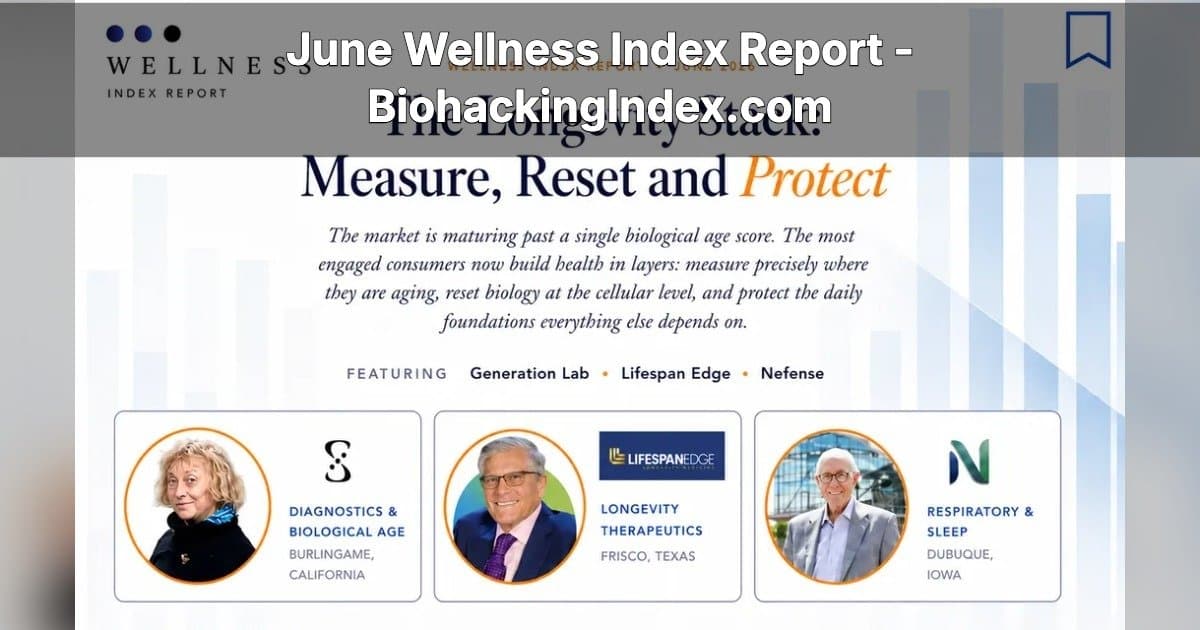 Wellness Index Report Reveals Shift from Longevity to Quality of Life: Personalized Diagnostics, Non-Pharmaceutical Pain Management, and Human Connection Take Center Stage