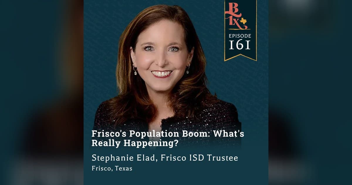 Frisco ISD Trustee Stephanie Elad Discusses Enrollment Decline, Teacher Retention, and Trade Pathways