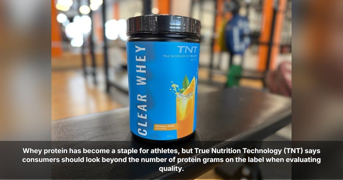 TNT Highlights Quality Factors Beyond Protein Grams in Whey Products
