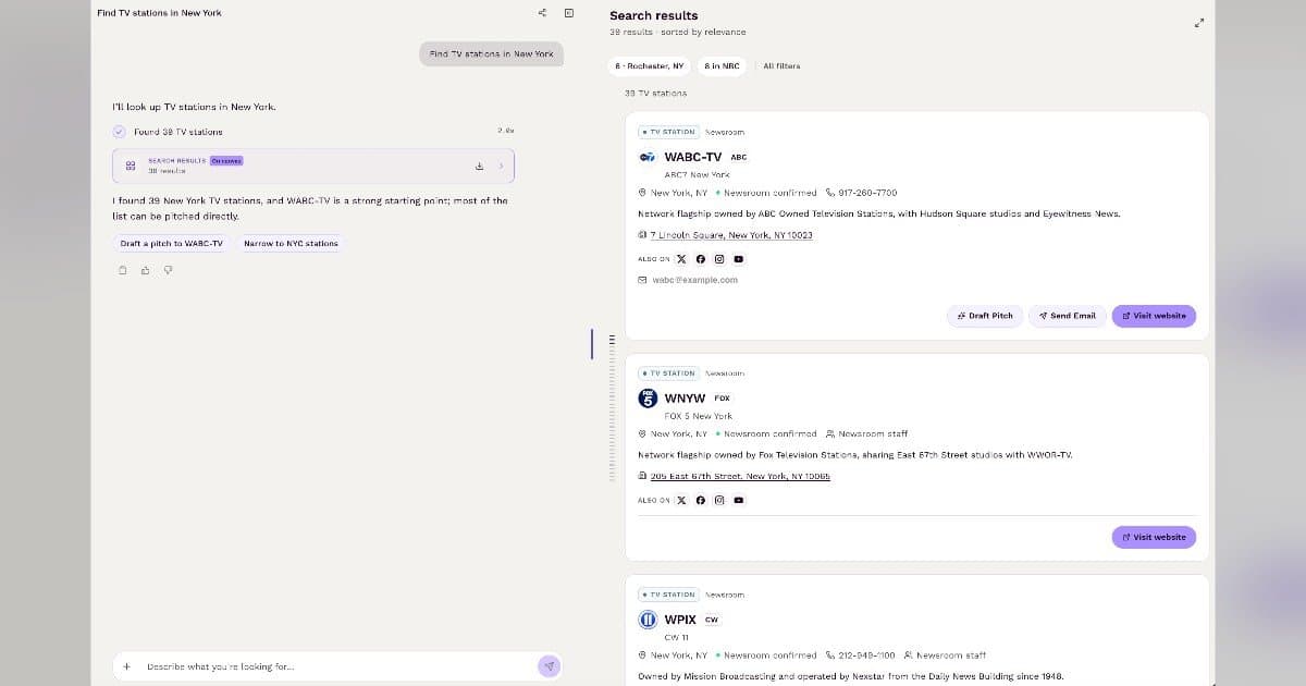 Featured Adds Local TV Station Database to Newsjacking Tool, Aiming to Help PR Teams Land Timely Coverage