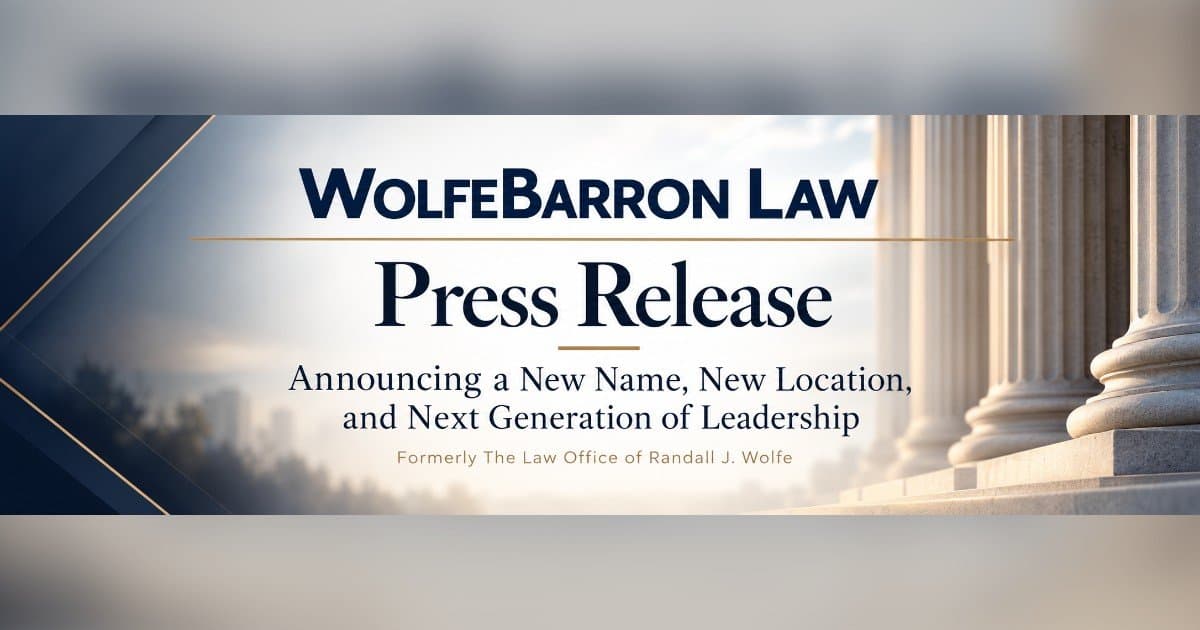 WolfeBarron Law: Oregon Personal Injury Firm Rebrands as Next Generation Takes Helm