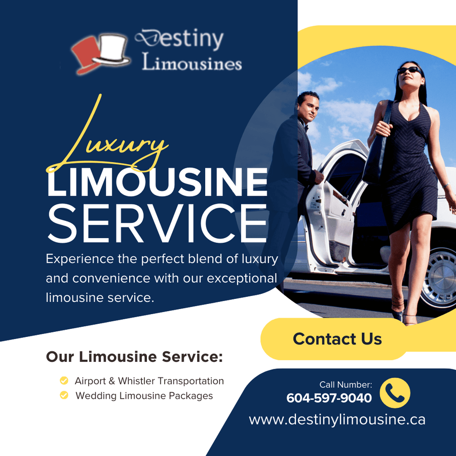 Destiny Limousine Launches Premium Transportation Service from Vancouver Airport to Whistler
